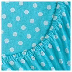 Традиция Простыня на резинке Paige Цвет: Бирюзовый br10229 (160х200)