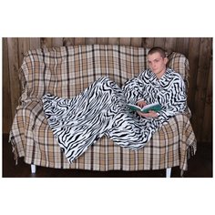 Душечка Плед Зебра br03463 (140х180 см)