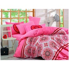 HOBBY HOME COLLECTION Постельное белье Tate Цвет: Коралловый br13694 (семейное)