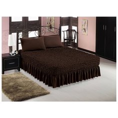 KARTEKS Чехол-покрывало Brett Цвет: Шоколадный br21637 (200х200 см)