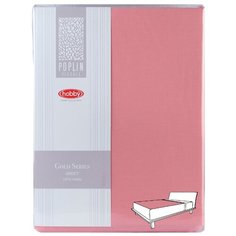 HOBBY HOME COLLECTION Простыня на резинке Ami Цвет: Розовый br21128 (160х200)