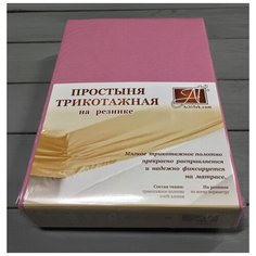 Простыня на резинке Donisha Цвет: Сухая Роза (180х200) АльВиТек