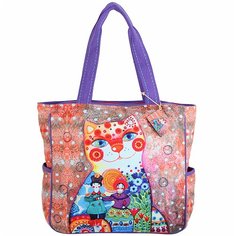 Ганг Сумка Purple br26491 (15х36х40 см)