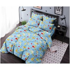 Ночь Нежна Детское Постельное белье Murzik Цвет: Голубой br29505 (145х215 см)