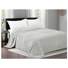 Плед Cleo Калифорния, 150 х 200 см, белый/серый