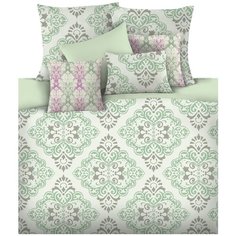 Mona Liza Постельное белье Naima цвет: зеленый br31901 (2 спал.)