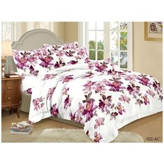 Cleo Постельное белье Melville цвет: белый, сиреневый (семейное) br38939