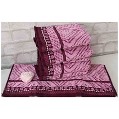 Ozdilek Полотенце Venna Цвет: Бордовый (70х140 см - 6 шт) br41265