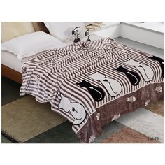 Cleo Плед Kisha цвет: коричневый, черный (150х200 см) br45127