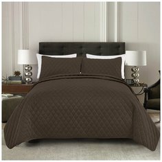 KARTEKS Покрывало Ромбы цвет: коричневый (230х250 см) br44290