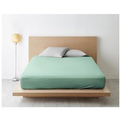 Ночь Нежна Простыня на резинке Мята br50393 (поплин) (120х200)