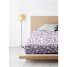 Ночь Нежна Простыня на резинке Нежный силуэт цвет: лиловый br50402 (120х200)