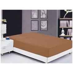 Valtery Простыня на резинке Annabell Цвет: Шоколадный br49877 (180х200)