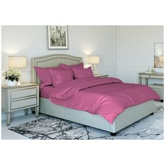 Ночь Нежна Простыня на резинке Розовый амарант br49916 (200х200)