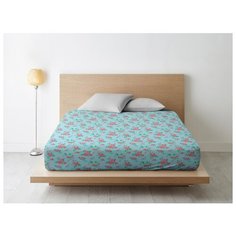 Ночь Нежна Простыня на резинке Лили Марлен цвет: голубой br50011 (200х220)