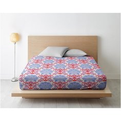 Ночь Нежна Простыня на резинке Царственный образ цвет: красный br50162 (200х200)