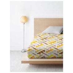 Ночь Нежна Простыня Лабиринт цвет: коричневый br50492 (147х215)