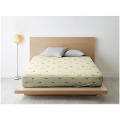 Ночь Нежна Простыня на резинке Десанж цвет: зеленый br50309 (120х200)