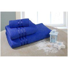 Доми Полотенце банное Harmonika Цвет: Синий 70х130 см Dome