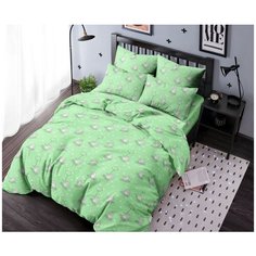 Детское Постельное белье Los Цвет: Зеленый (145х215 см) Ночь Нежна