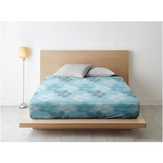 Простыня Ночь Нежна Нежный шелест осн. 7124-1 Поплин 1.5 сп. 215х147 полоса новая