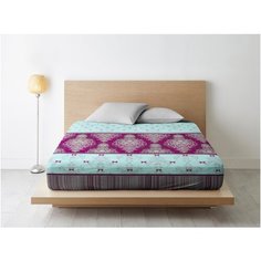 Простыня Ночь Нежна Десанж (бордо) осн. 7371-3 Поплин 2 сп. 215х175 полоса новая