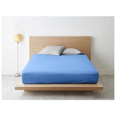 Простыня Ночь Нежна Стиль (голуб.) комп. 7757-4 Поплин 2 сп. 215х175 полоса новая