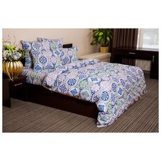 Ночь Нежна Покрывало Ornament Цвет: Зеленый br04109 (180х215 см)