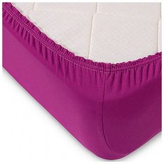 Душечка Простыня на резинке Aiah Цвет: Сиреневый br10309 (140х200)