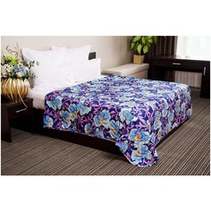 Ночь Нежна Покрывало Guli Цвет: Синий br10670 (200х215 см)