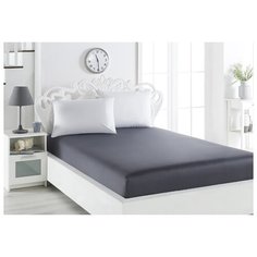 Karna Простыня на резинке Phoebe Цвет: Темно-Серый br20981 (180х200)