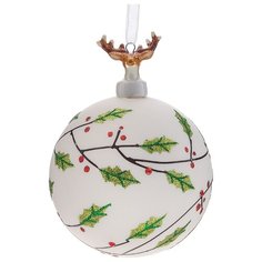 Елочное украшение Веточки Омелы (круглая 10 см) Lefard