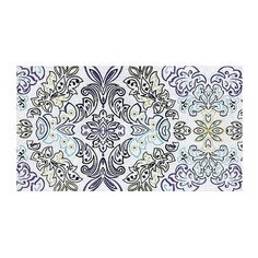 Коврик Arya Noah 65x115 белый/фиолетовый