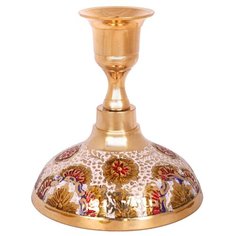 Ганг Подсвечник Jaylen Цвет: Золотой, Белый, Красный br25771 (8х8х9 см - 2 шт)