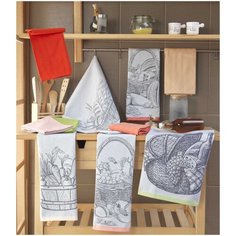 HOBBY HOME COLLECTION Кухонное полотенце Vegetables Цвет: Бежевый (50х70 см - 2 шт) br28553