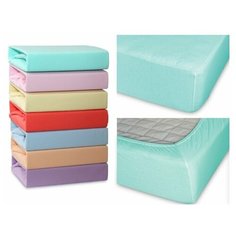 Cleo Простыня на резинке Stork Цвет: Ментоловый br20929 (120х200 см)