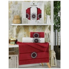 Oran Merzuka Полотенце RisingSun Цвет: Бордовый (50х90 см - 2 шт,70х140 см) br41161