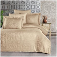 Ecosse Постельное белье Olivia цвет: золотой (2 сп. евро) br36594