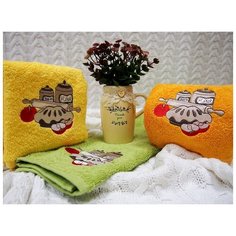 Tana Home Collection Кухонное полотенце Sharlotta Цвет: Оранжевый (40х60 см) br42084