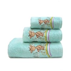 Tana Home Collection Детское полотенце Girafik Lilu Цвет: Бирюзовый (50х90 см) br42033