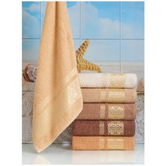 Diva Afrodita Полотенце Monogram Цвет: Бежевый (70х140 см) br39700