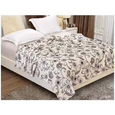 Cleo Плед Kaylee цвет: белый, коричневый (150х200 см) br45123