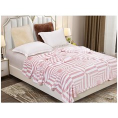 Cleo Плед Maegan цвет: розовый, белый (180х200 см) br45111