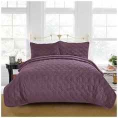 KARTEKS Покрывало Косичка цвет: фиолетовый (230х250 см) br44284
