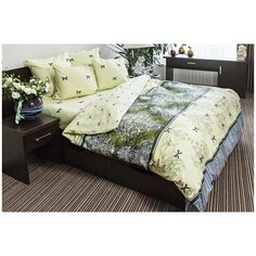 Ночь Нежна Простыня Десанж цвет: зеленый br50475 (147х215)