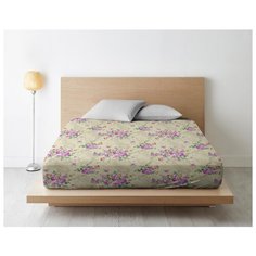 Ночь Нежна Простыня на резинке Джейн цвет: желтый br50315 (200х220)