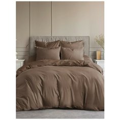 Ночь Нежна Простыня Donogh цвет: шоколадный br50540 (147х215)