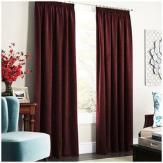 PASIONARIA Классические шторы Soft Цвет: Бордовый br51158