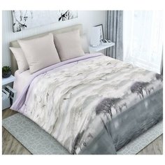 Королевское искушение Простыня Безмятежная Даль Цвет: Бежевый, Фиолетовый br50782 (145х214)