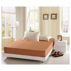 Valtery Простыня на резинке Gabriela Цвет: Терракотовый br49878 (90х200)